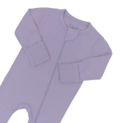 Zippered Footie in Taro