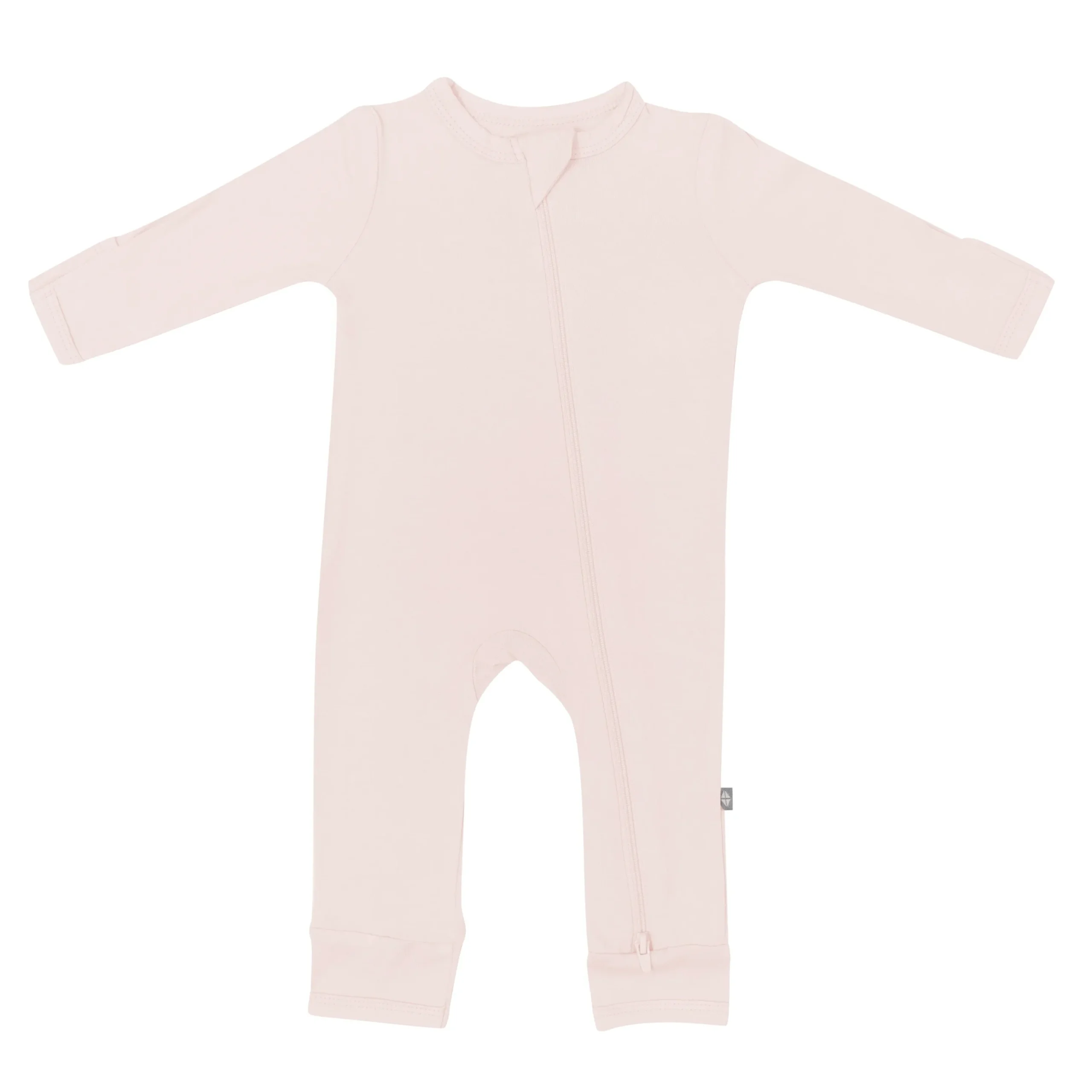 Zippered Romper in Blush