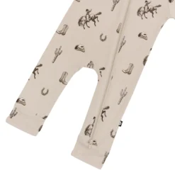 Zippered Romper in Classic Cowboy