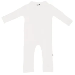 Zippered Romper in Cloud