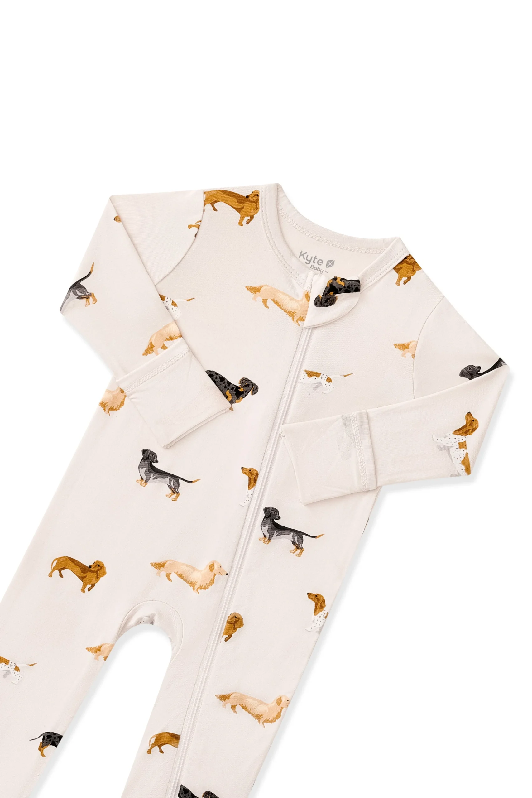 Zippered Romper in Dachshund