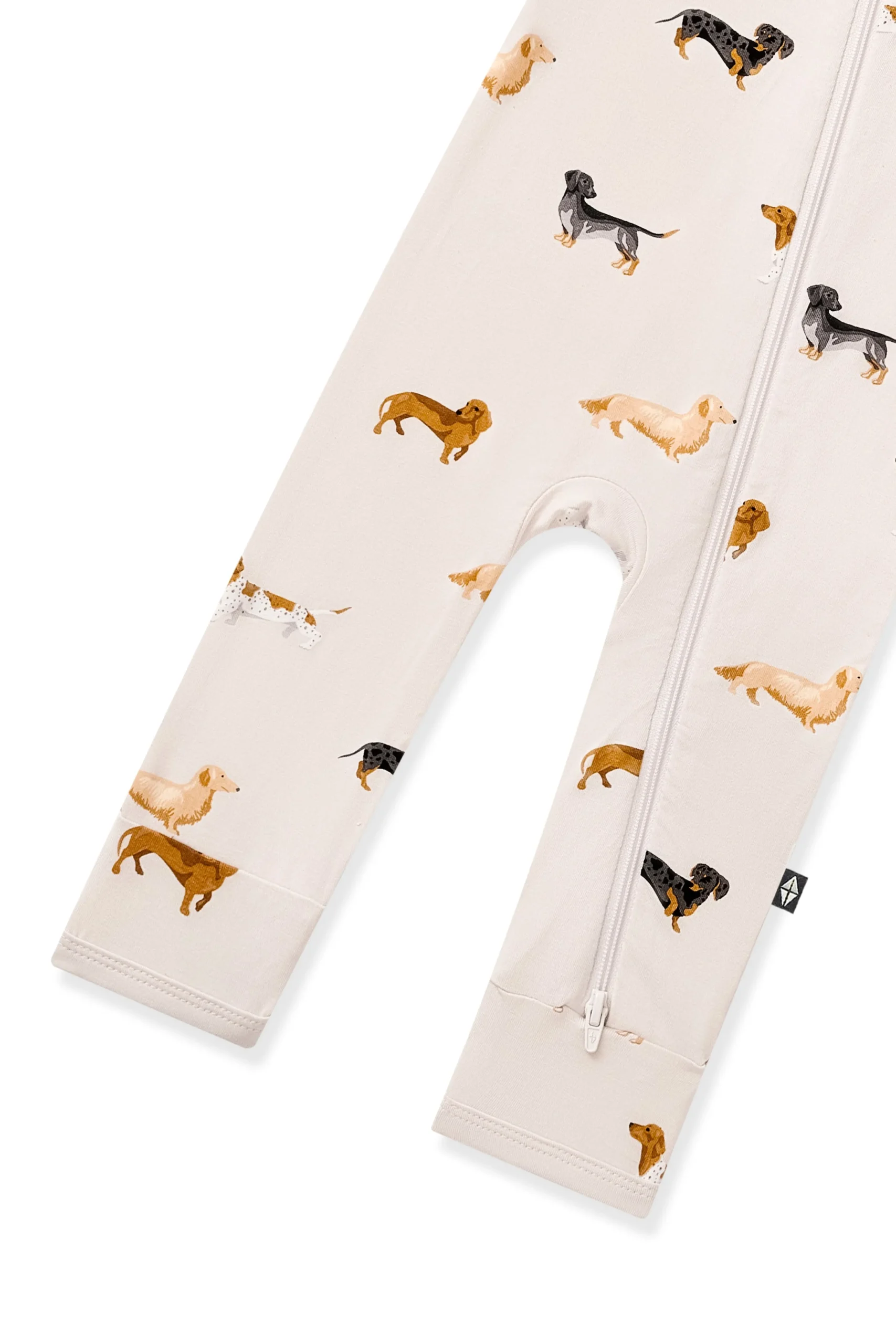 Zippered Romper in Dachshund