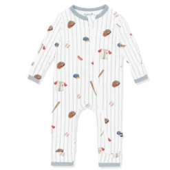 Zippered Romper in Home Run