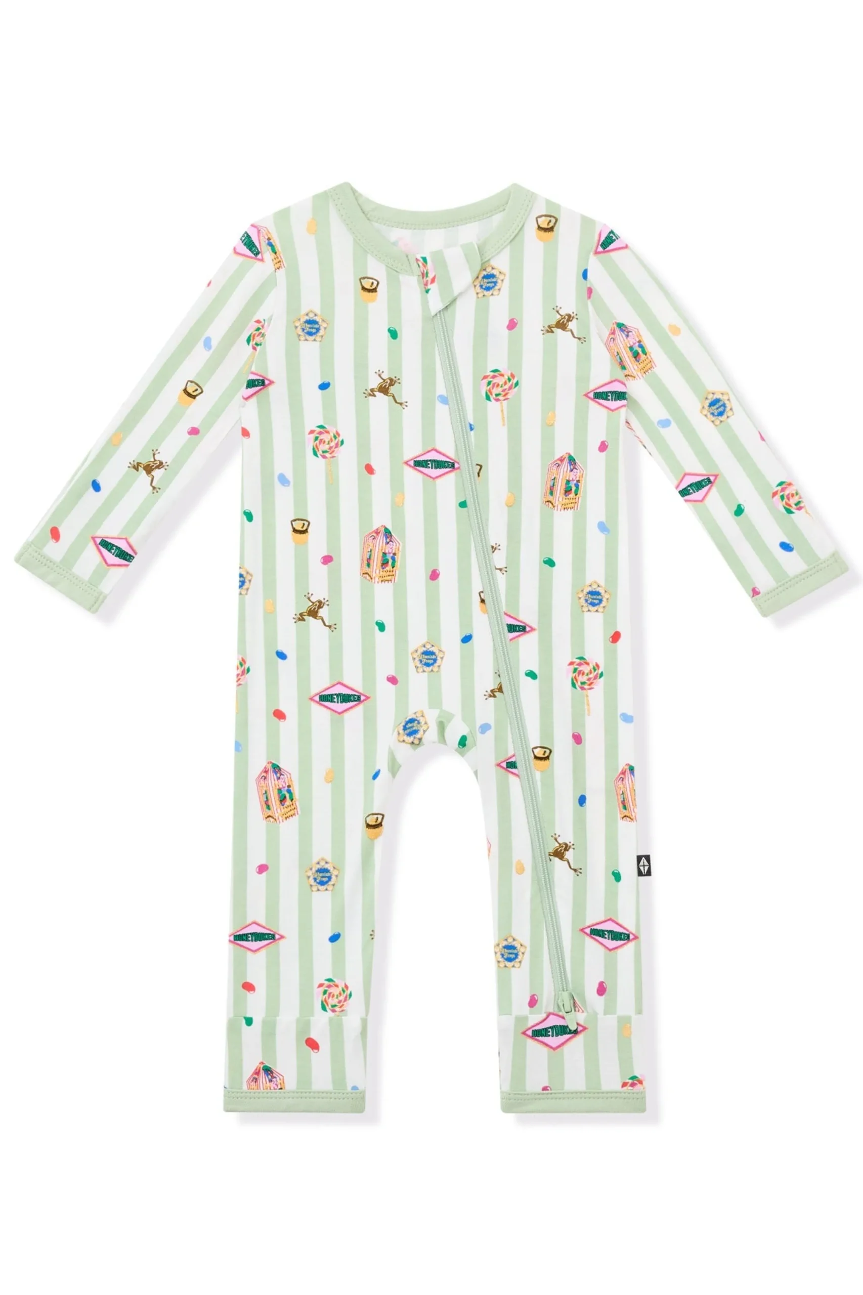 Zippered Romper in Honeydukes