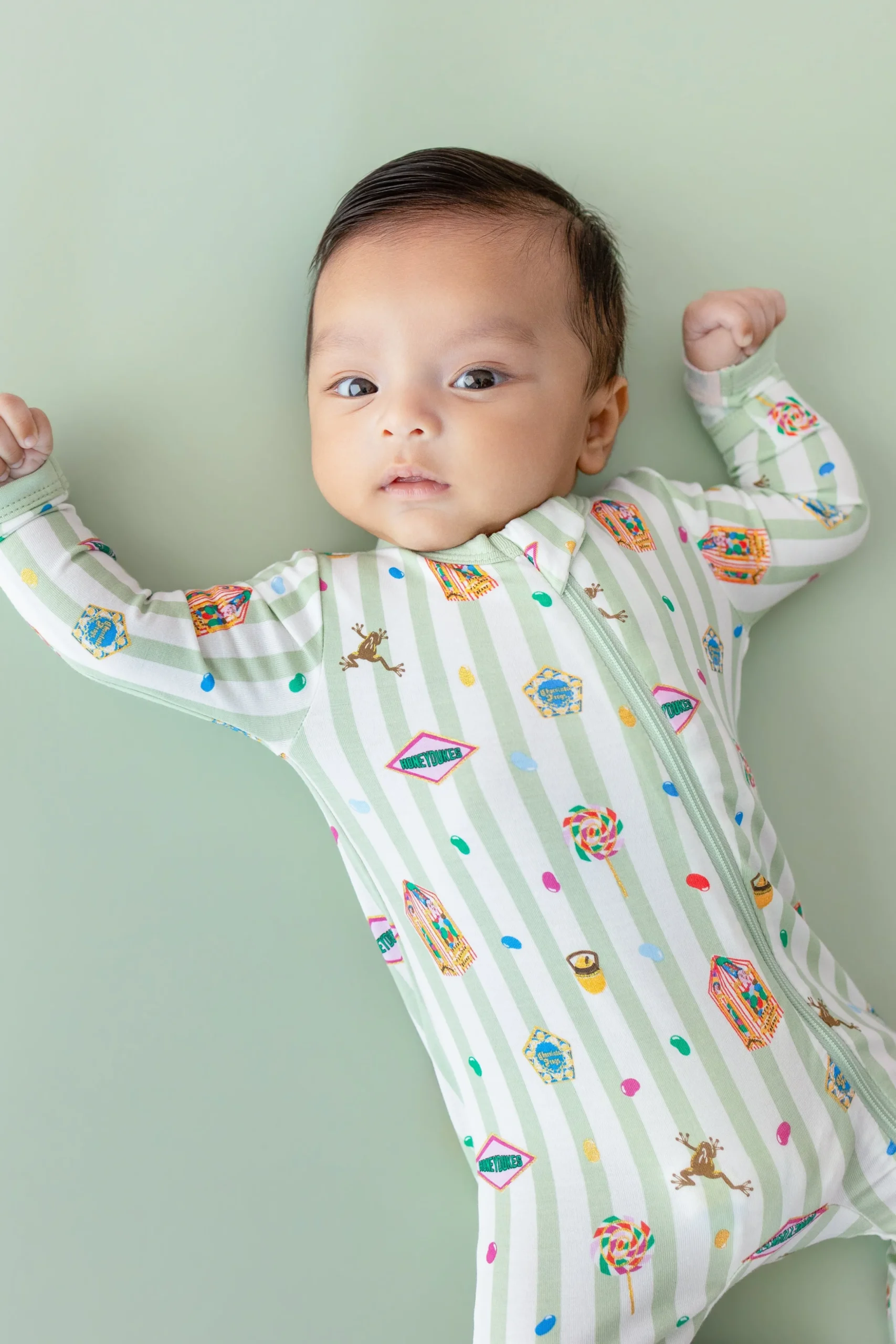 Zippered Romper in Honeydukes