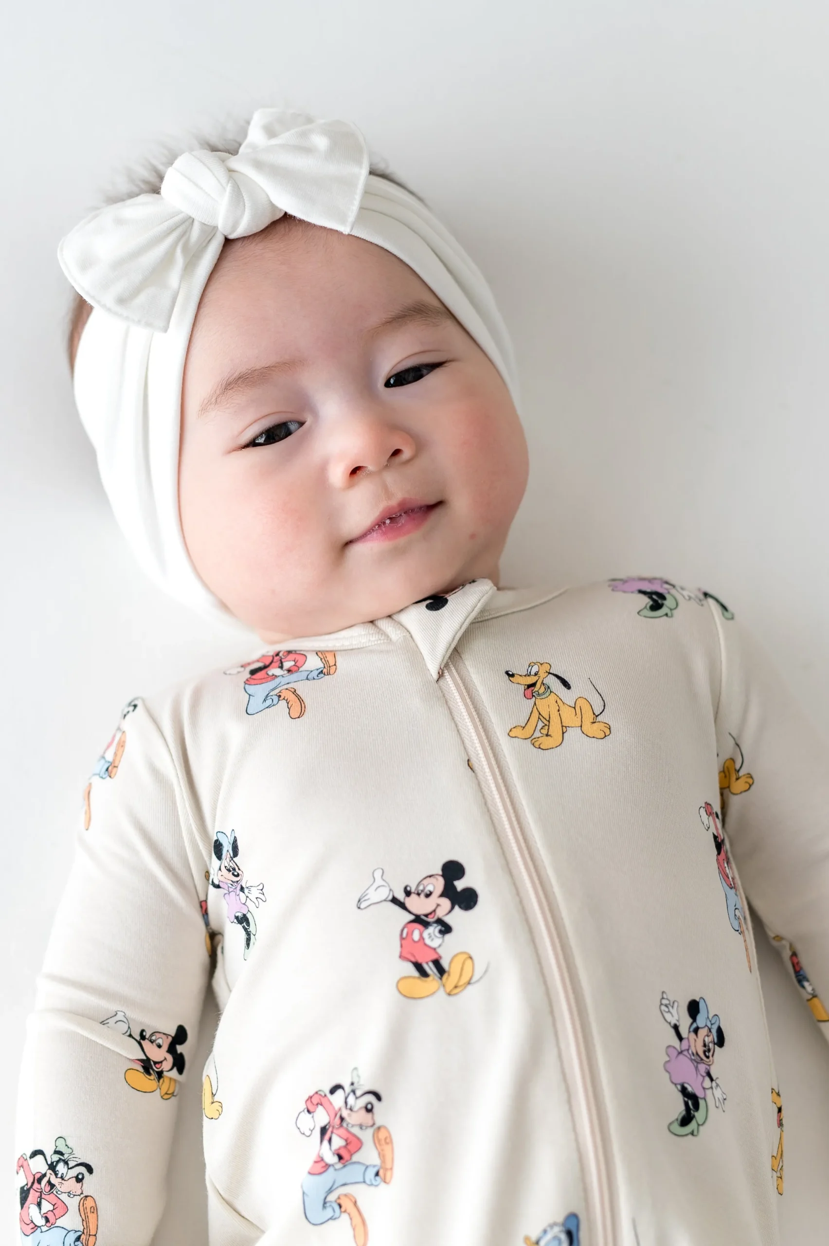 Zippered Romper in Mickey Mouse and Friends