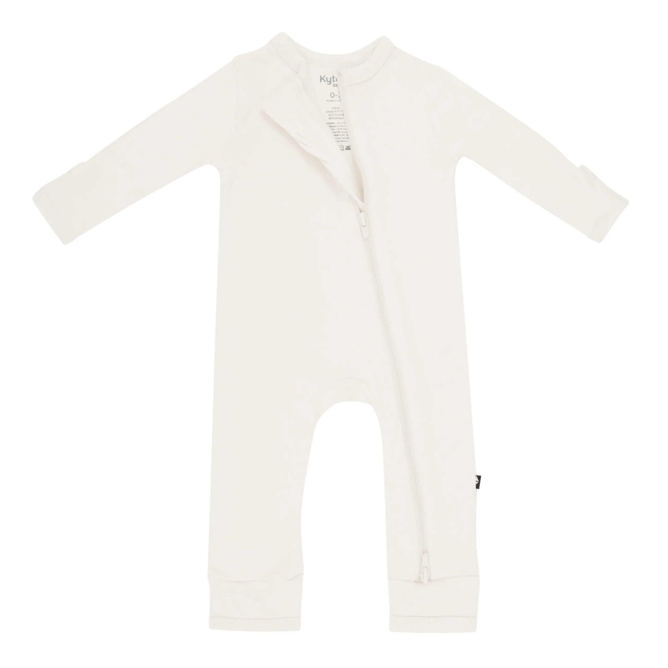 Zippered Romper in Oat