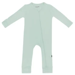 Zippered Romper in Sage