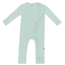 Zippered Romper in Sage
