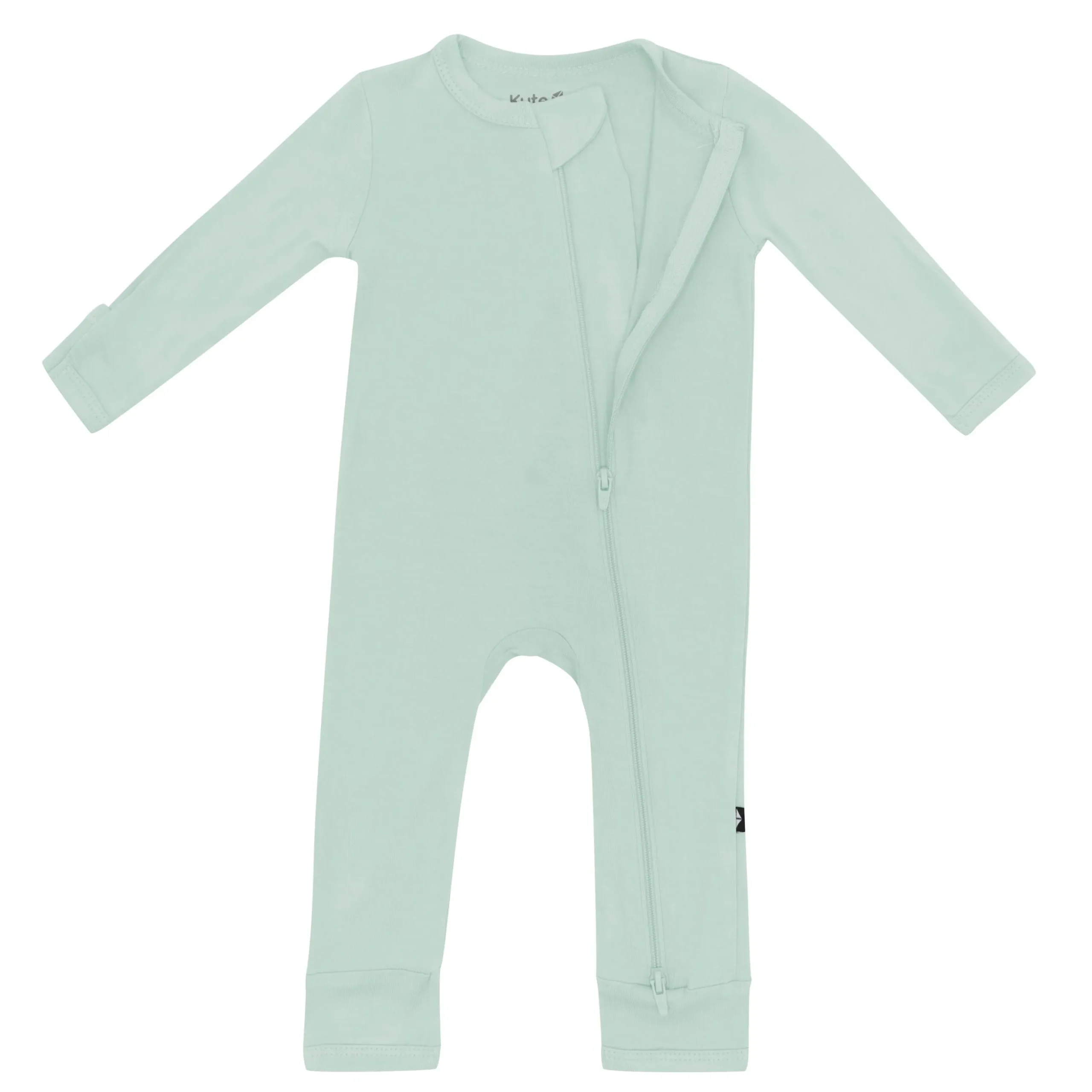 Zippered Romper in Sage