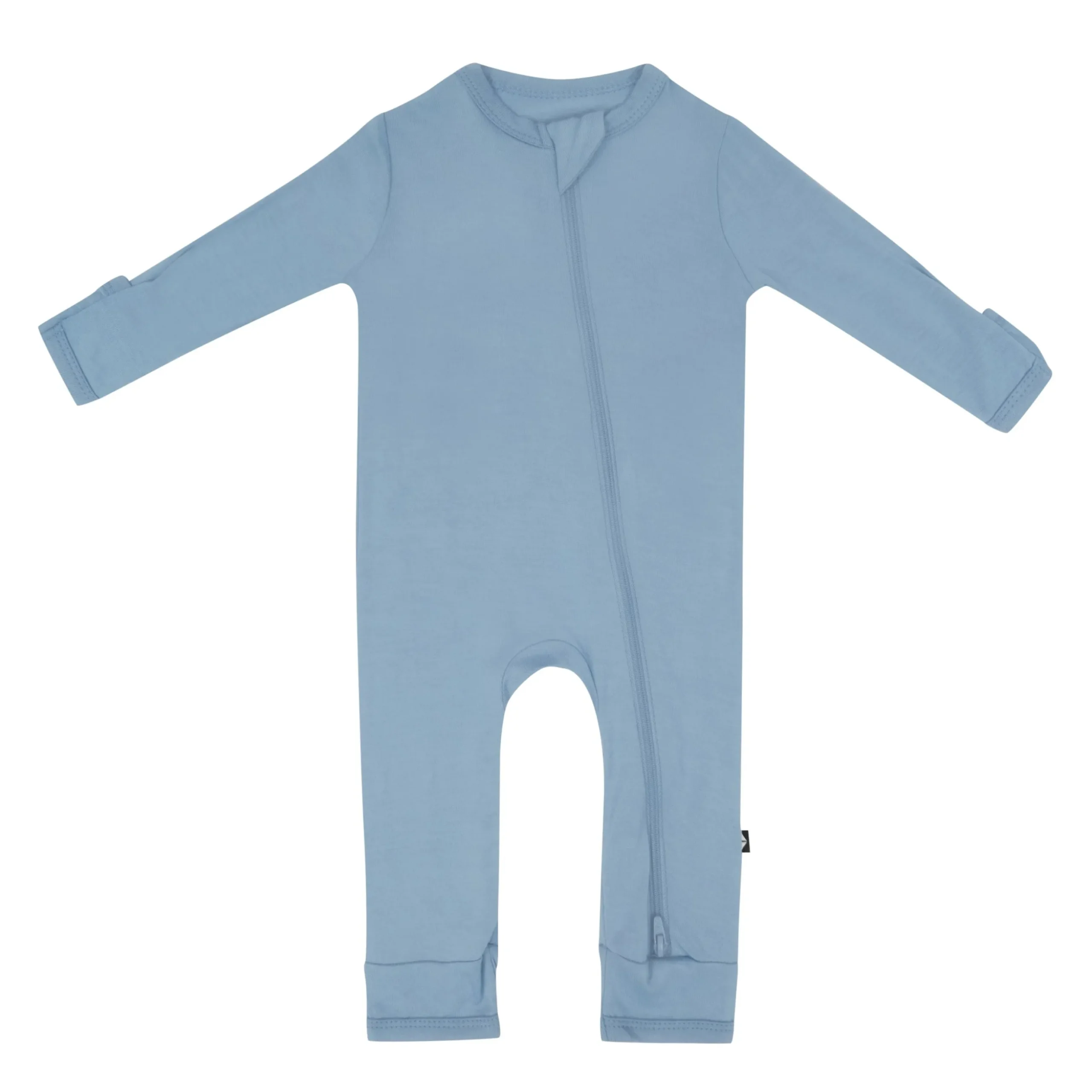 Zippered Romper in Slate