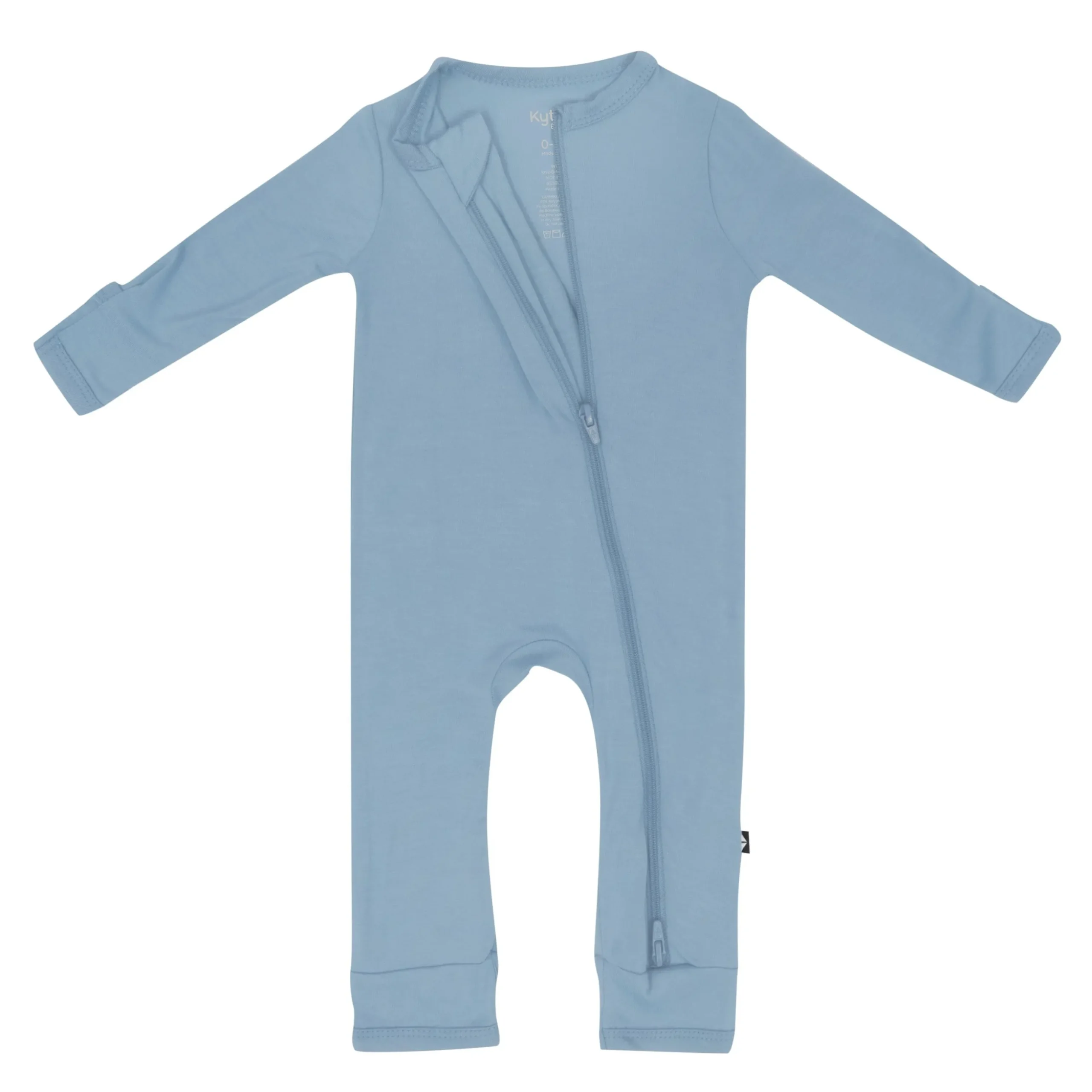 Zippered Romper in Slate
