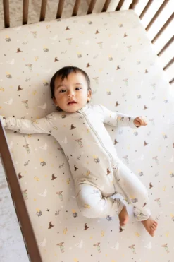 Zippered Romper in Starry Icon