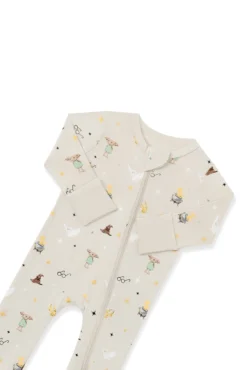 Zippered Romper in Starry Icon