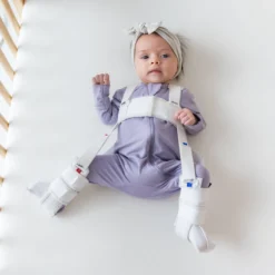 Zippered Romper in Taro