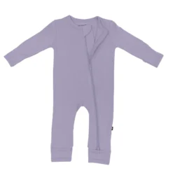 Zippered Romper in Taro