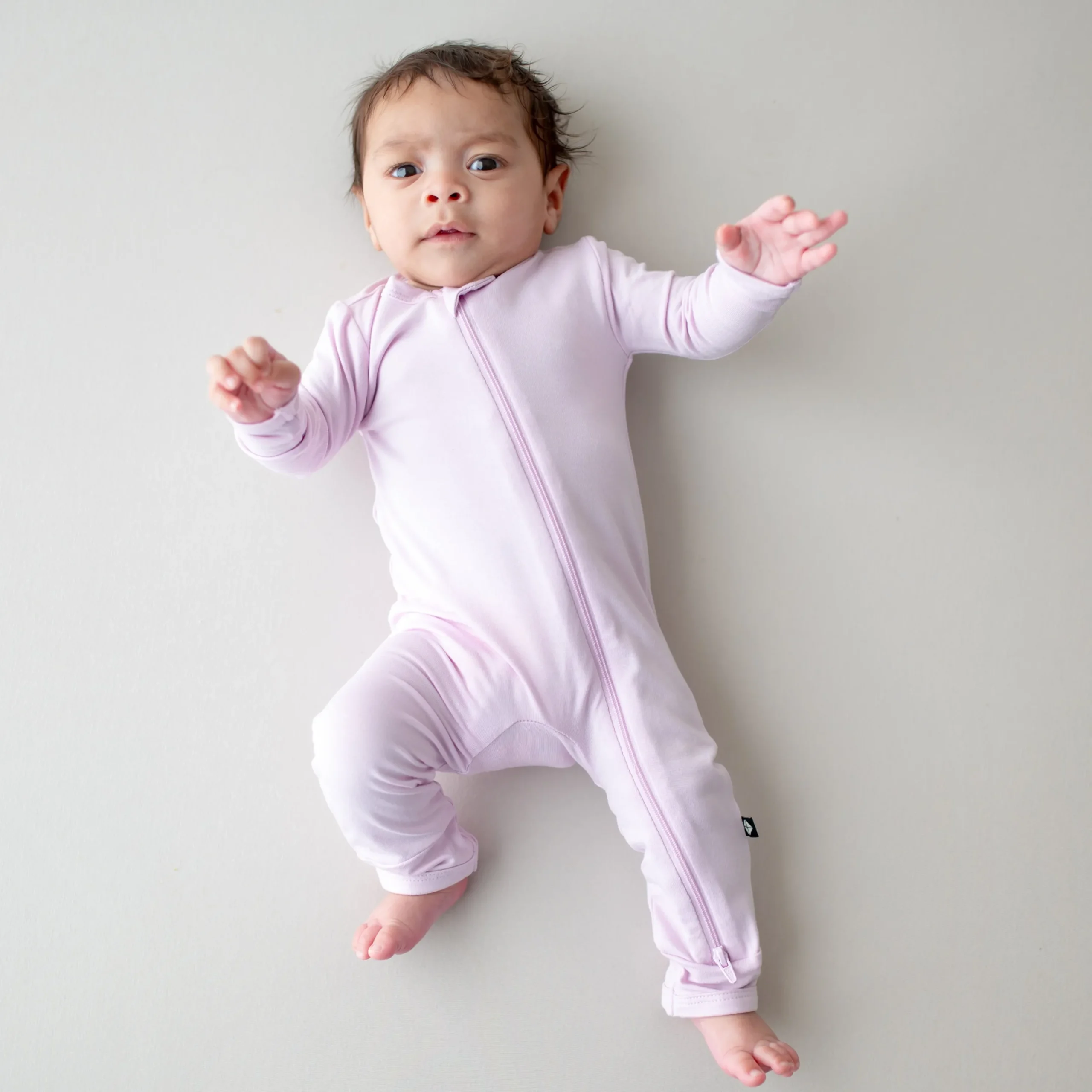 Zippered Romper in Thistle