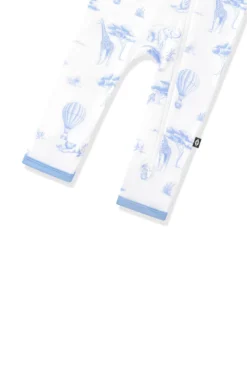 Zippered Romper in Toile Safari