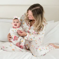 Zippered Romper in Tulip