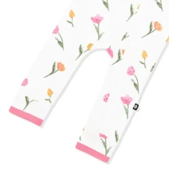 Zippered Romper in Tulip