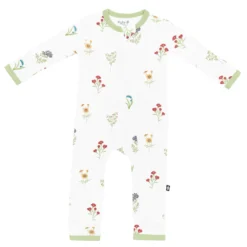 Zippered Romper in Wildflower