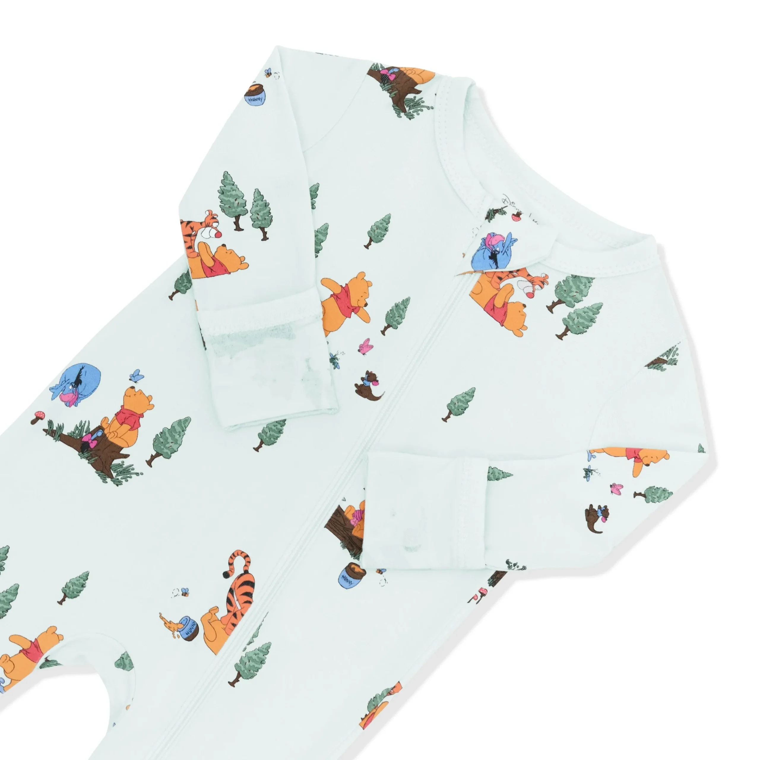 Zippered Romper in Winnie the Pooh Hundred Acre Wood