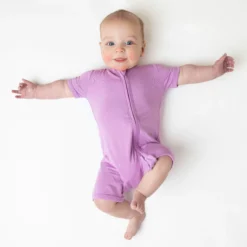 Zippered Shortall Romper in Poi