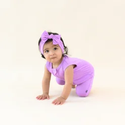 Zippered Sleeveless Romper in Poi