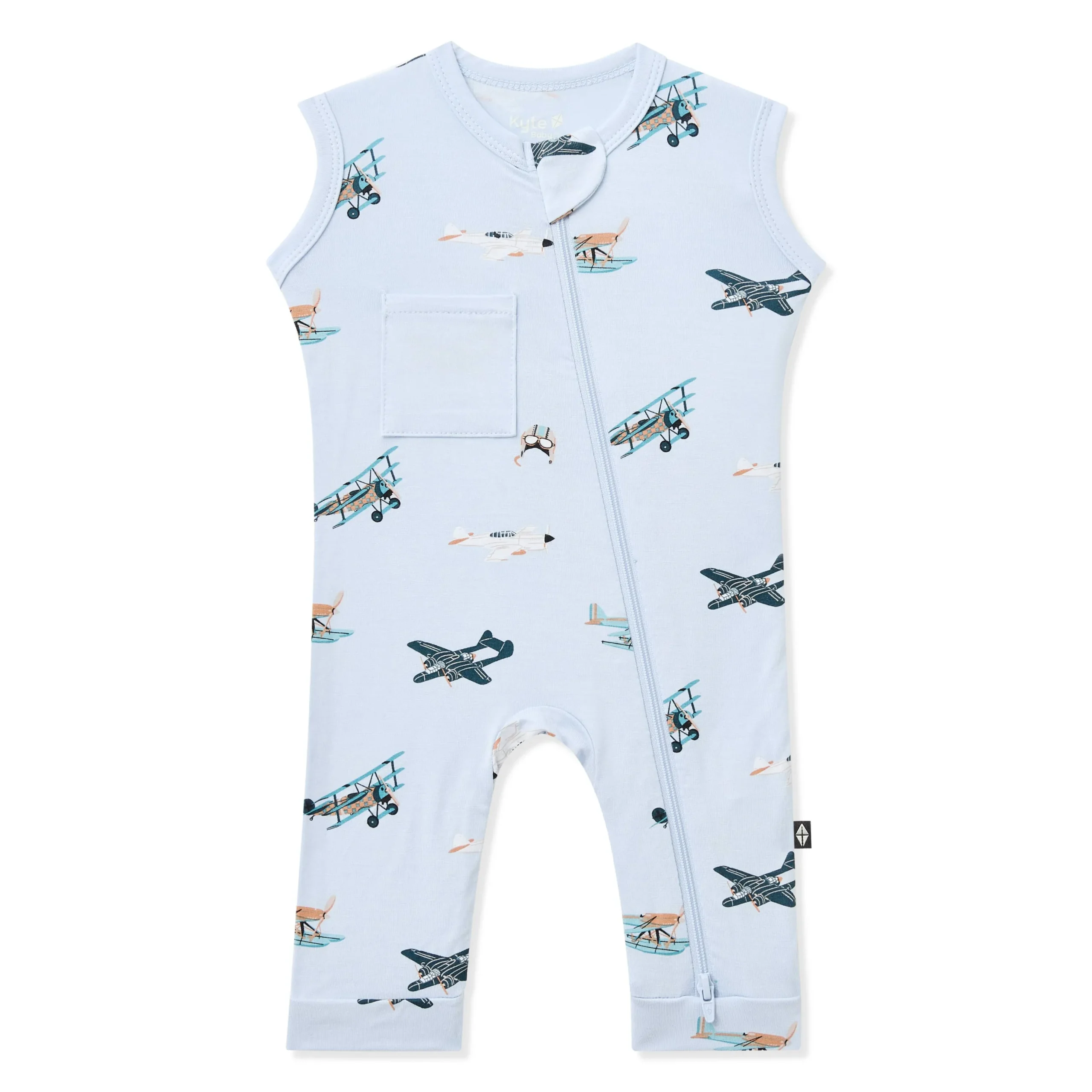 Zippered Sleeveless Romper in Take Off