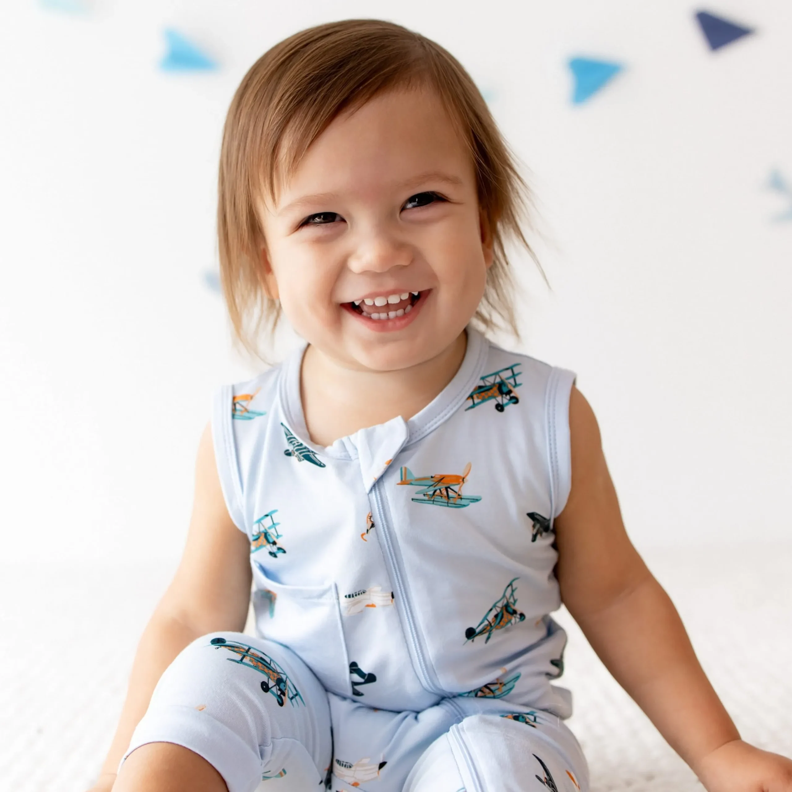Zippered Sleeveless Romper in Take Off