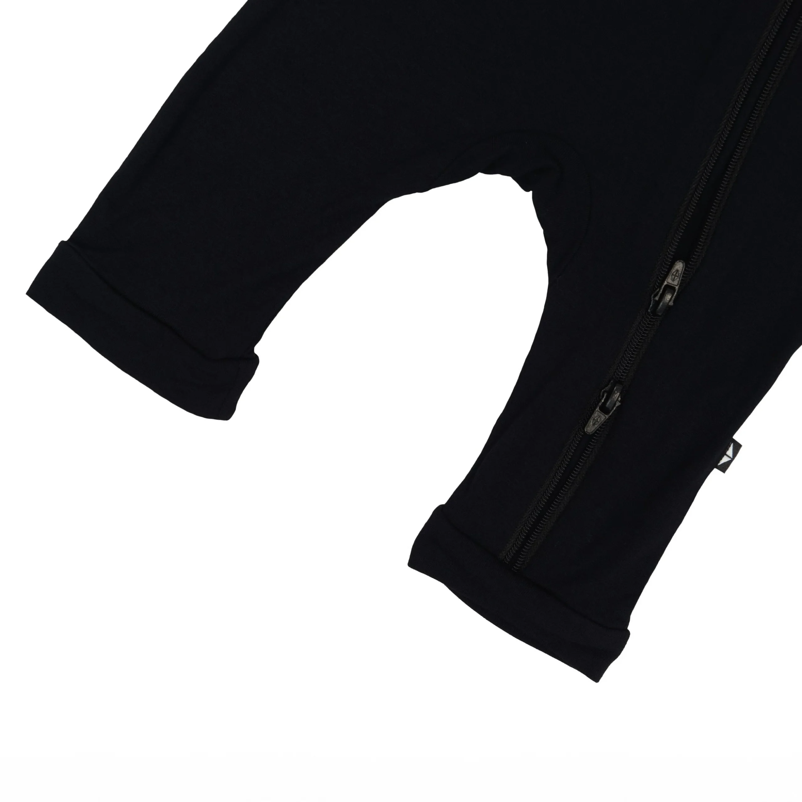 Zippered Sleeveless Romper in Midnight