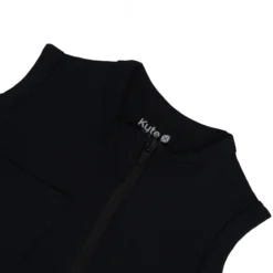 Zippered Sleeveless Romper in Midnight