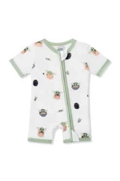 Zipper Shortall Romper in Grogu™
