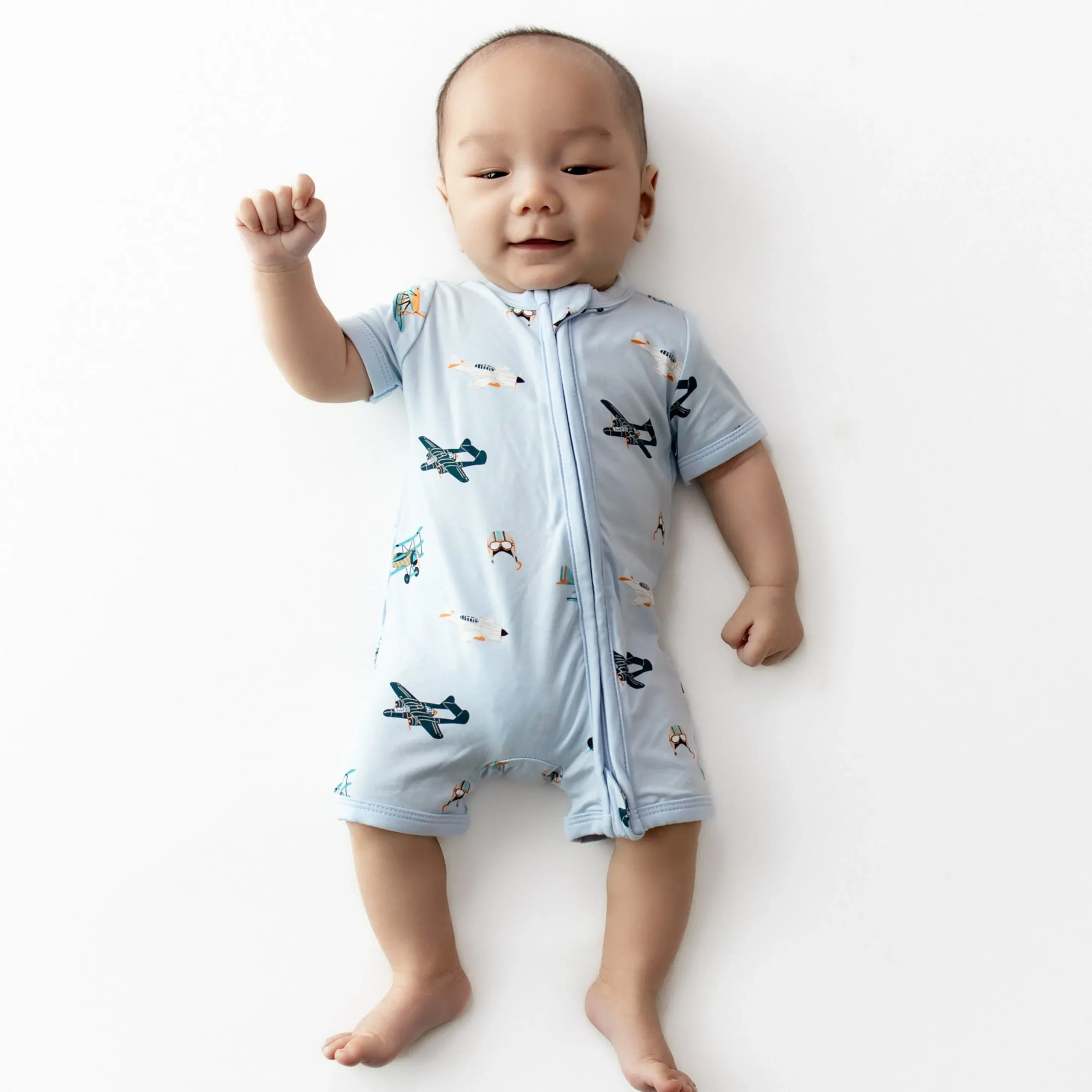 Zipper Shortall Romper in Take Off