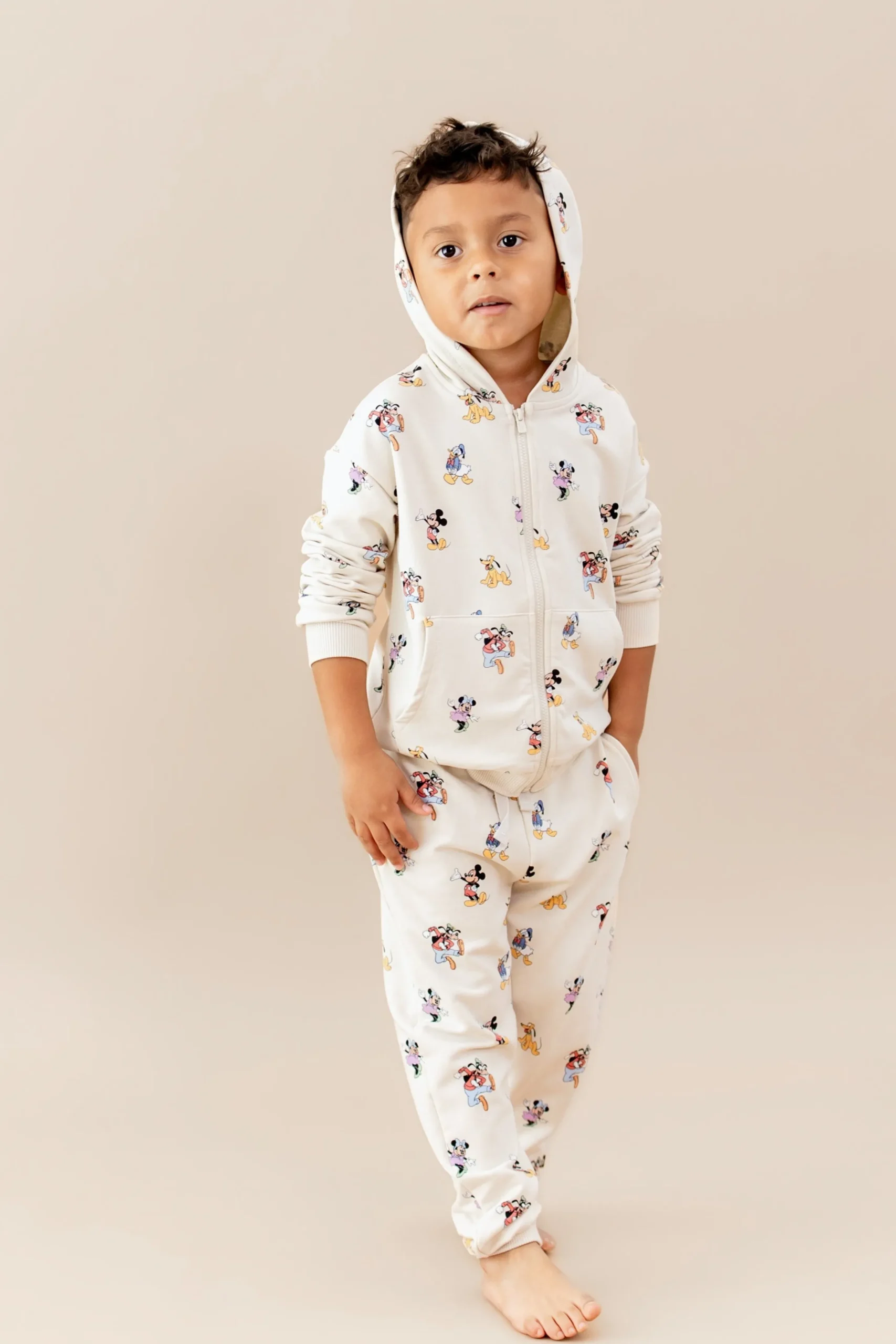 Zip-Up Hoodie in Mickey Mouse and Friends